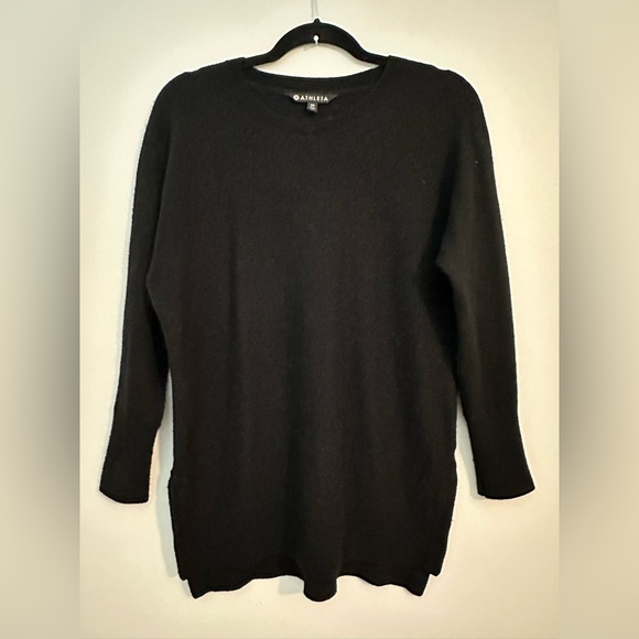 Athleta Wool and Cashmere Sweater Black XS - Picture 2 of 5